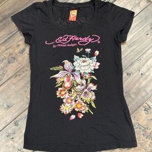 Y2K VINTAGE ED HARDY TEE SHIRT